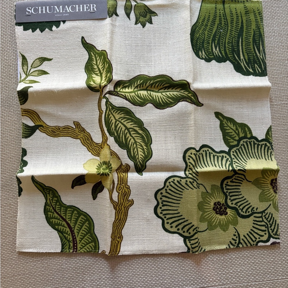 Two Schumacher Hot House  Fabric Swatches - - Picture 5 of 5